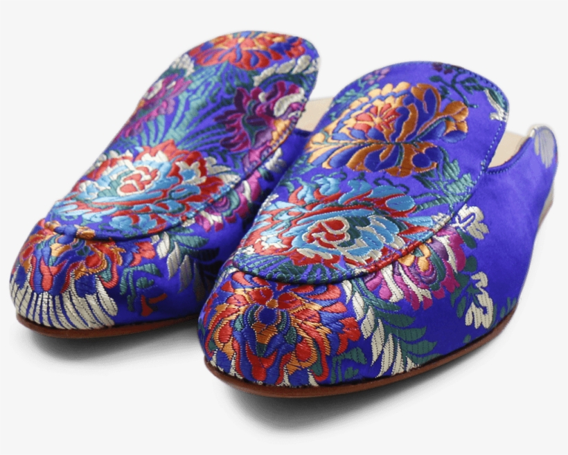 Mules Mia 6 Korela Electric Blue Ls Natural - Slip-on Shoe, transparent png download