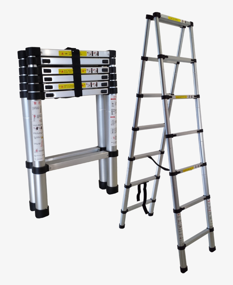 Telescopic Ladder Type B - Cimex Bg - Professional Construction Equipment, transparent png download