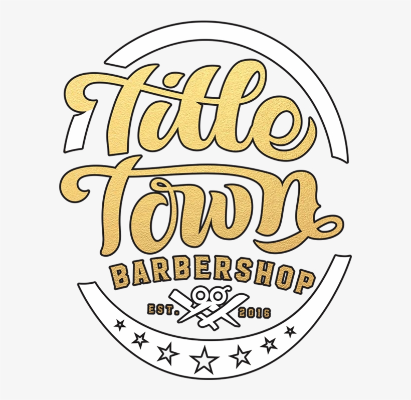 Title Town Barbershop, transparent png download