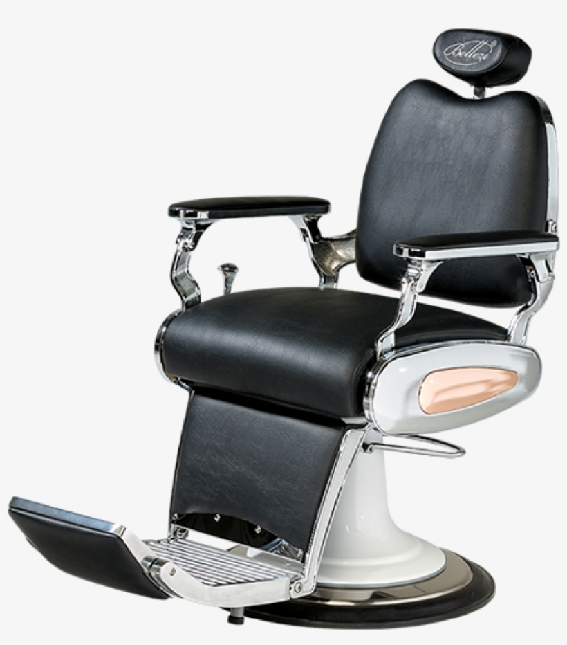 Castellano Black - Belmont Clipper Barber Chair, transparent png download