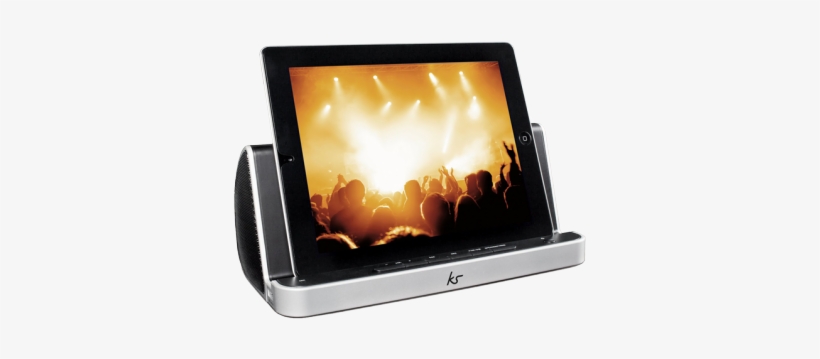 Kitsound Podium Universal Bluetooth Speaker System - Kitsound Podium Bluetooth Speaker Black/silver, transparent png download