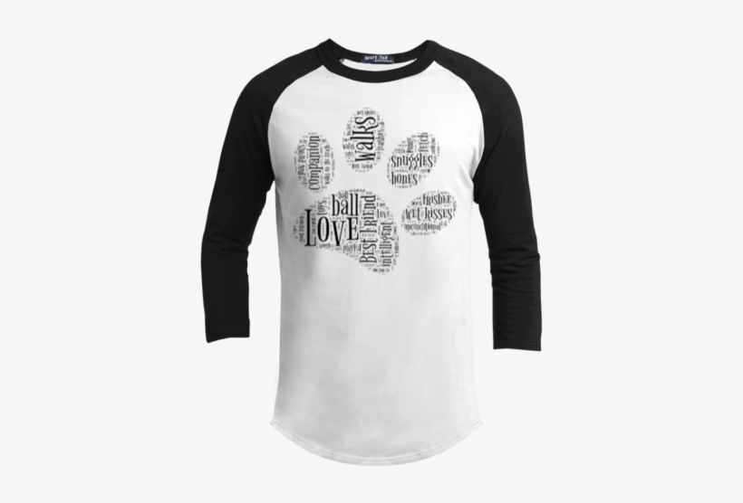 Black Paw Print Word Cloud Sporty Tee Shirt - Calistoga Junior-senior High School Wildcats Colorblock, transparent png download