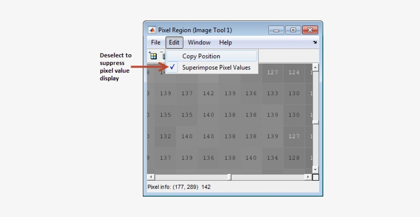 If You Would Rather Not See The Numeric Values In The - Pixel Viewer, transparent png download