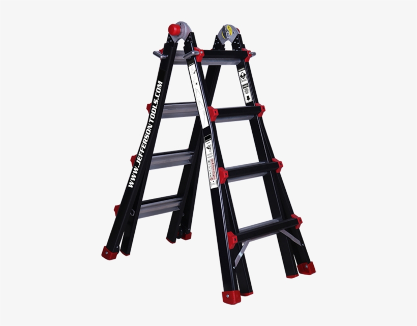 Jefferson As 4 Tread Multi Purpose Ladder - Multifunctionele Ladder, transparent png download