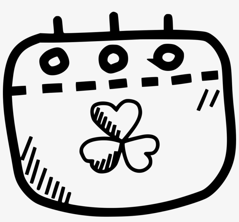 Calendar Date Festival Shamrock Comments, transparent png download