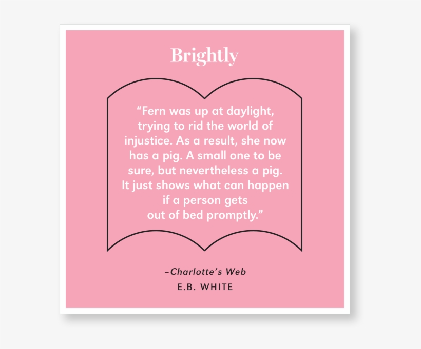 E - B - White - Best Quotes From Charlotte's Web, transparent png download