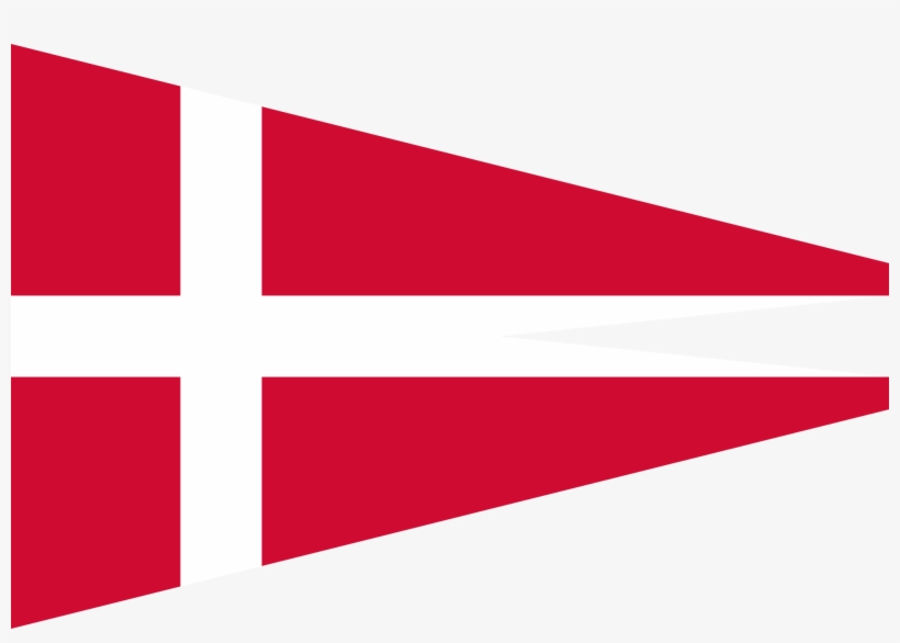 Open - Denmark Naval Flag, transparent png download