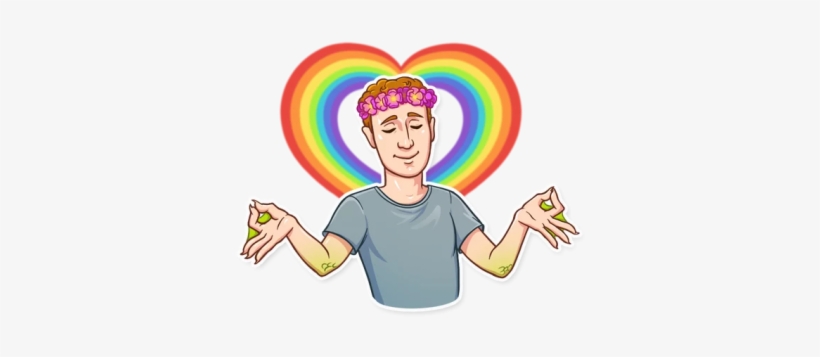 Lgbt Zuckerberg Закерберг Лгбт Цукерберг - Mark Zuckerberg, transparent png download