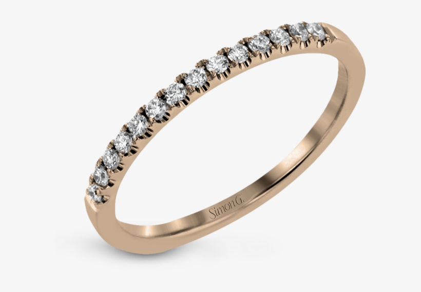 Simon G 18kt Rose Gold Engagement Set - Simon G. 18k White Gold Engagement Ring, transparent png download