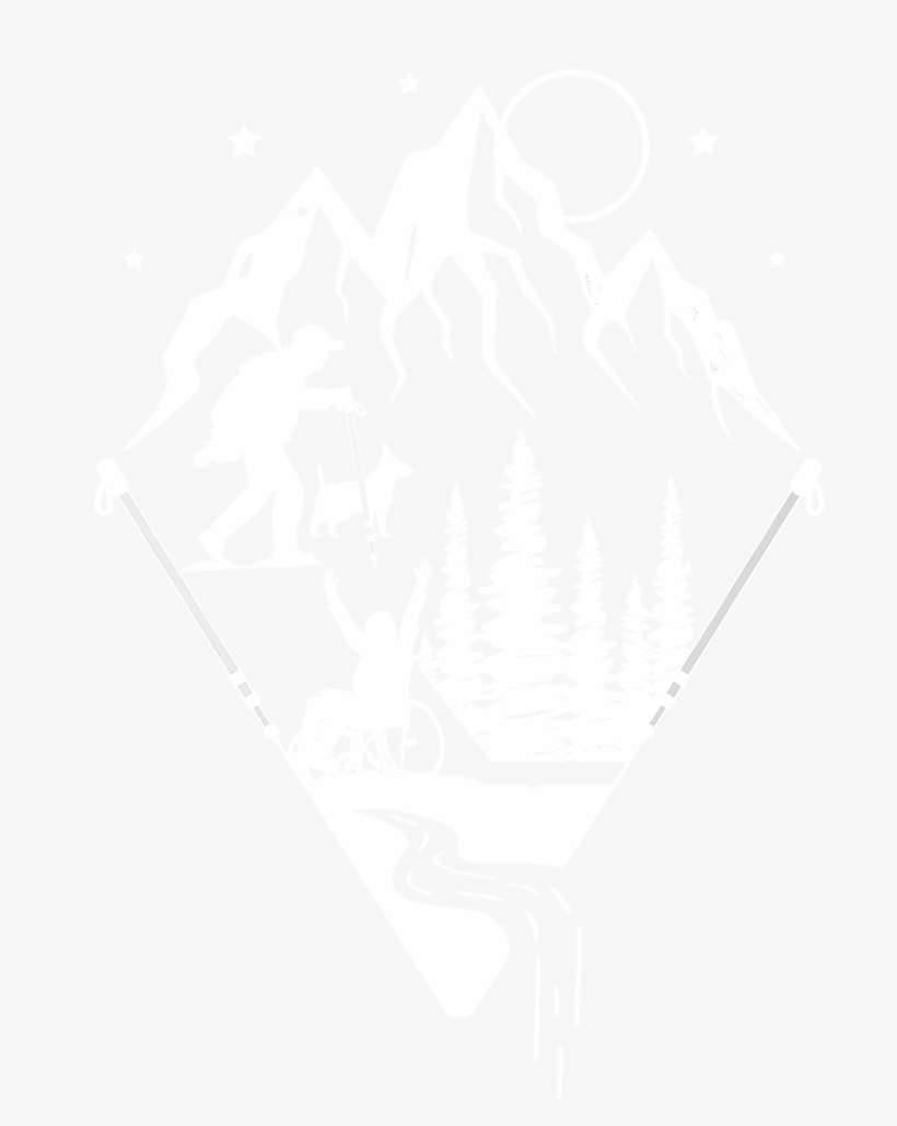 Disabled Hikers - Hiking, transparent png download