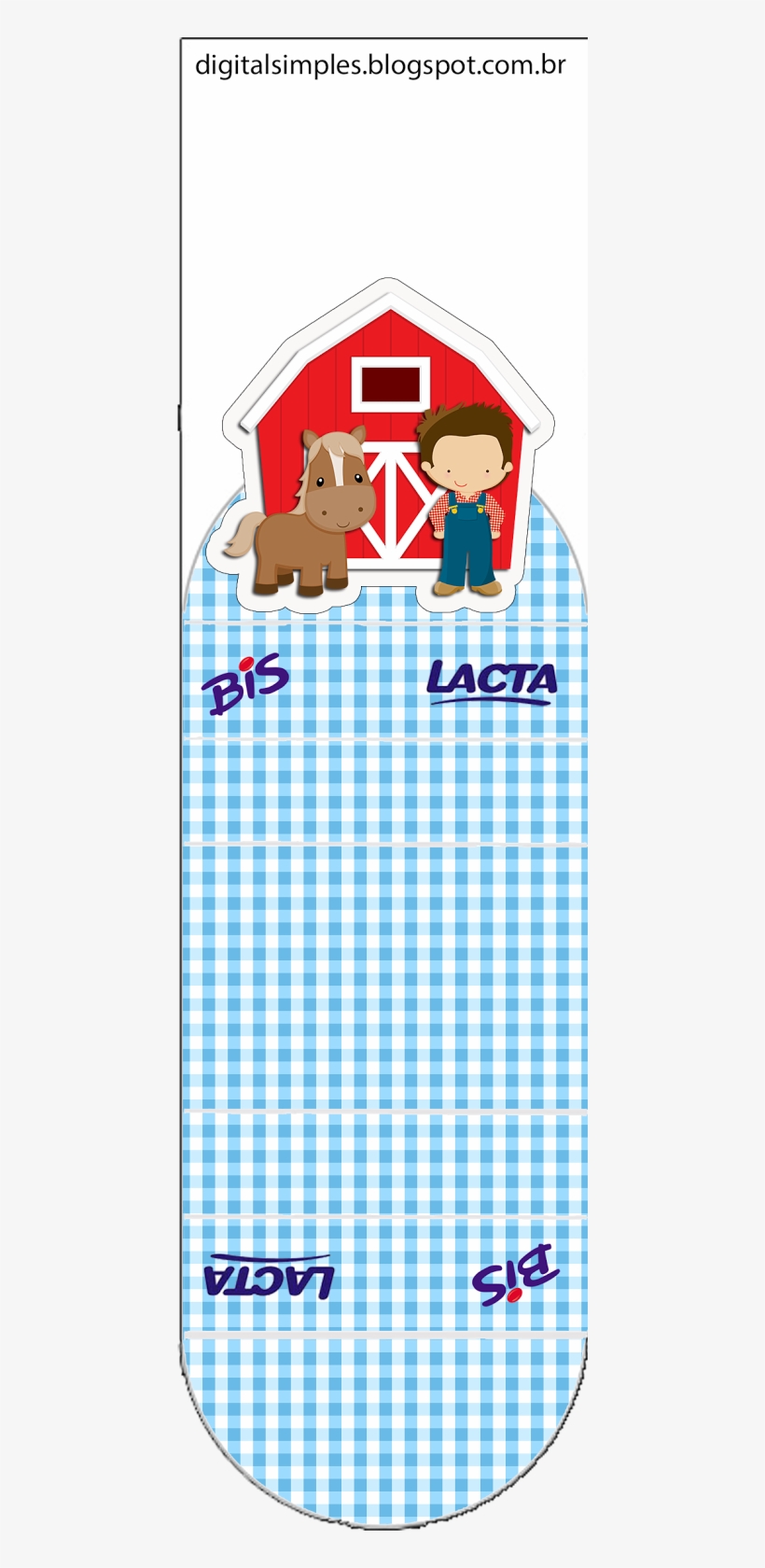 Bis Redondoduplo Fazendinha - Bis, transparent png download