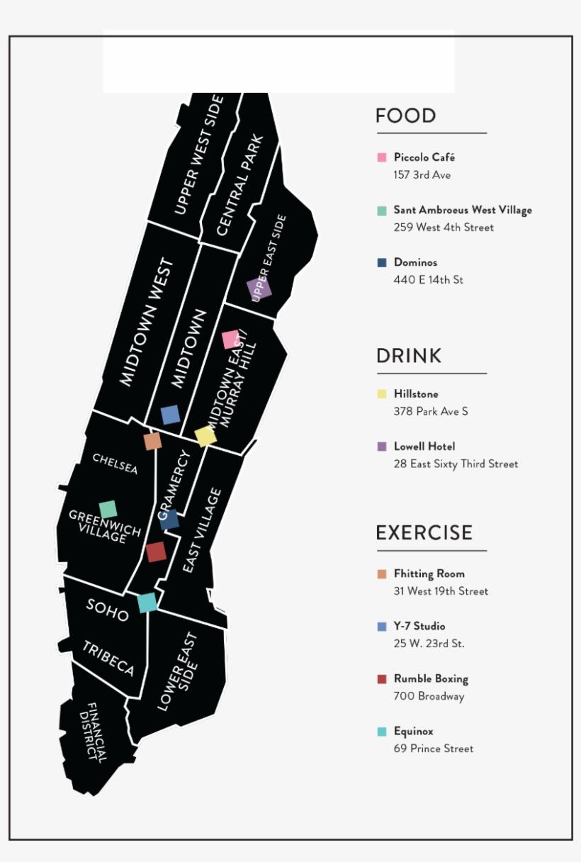 Guide To New York, Guide To Downtown, What Goes Around - New York City, transparent png download