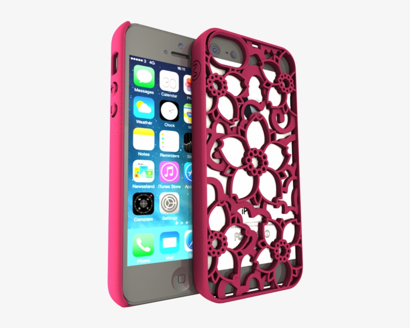 3d Printtelefoonhoesje Homepage - Iphone 5/5s - 3d Print Hoesje - Oranje - Conductive, transparent png download