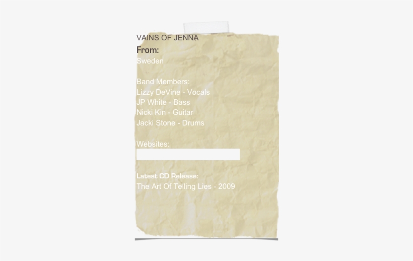 Vains Of Jenna From - Handwriting, transparent png download