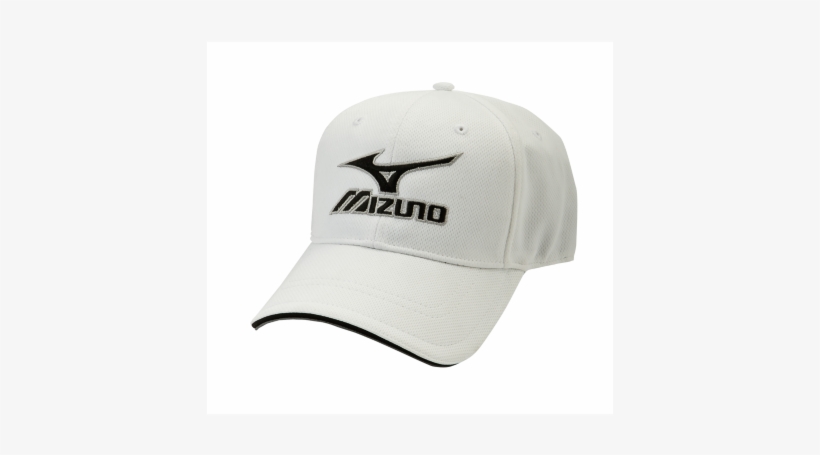 Mizuno Branded Hat Aflex - Mizuno Branded Hat Aflex, White/black, Medium/large, transparent png download