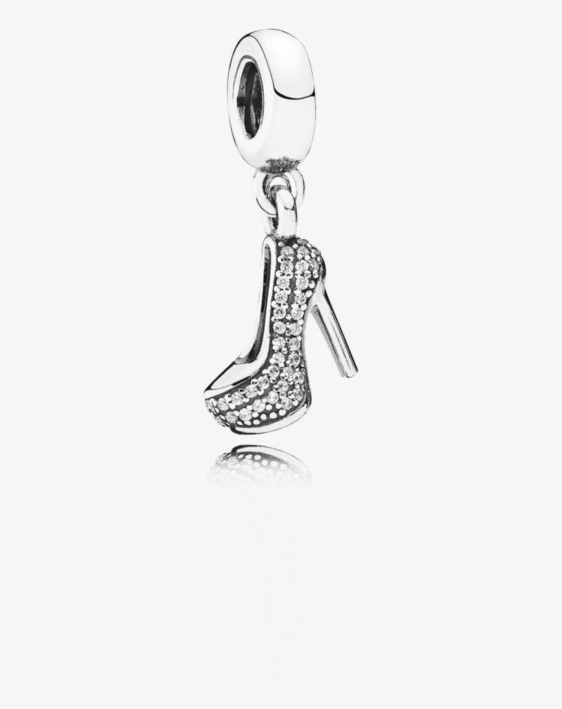 Sparkling Stiletto, Clear Cz - Pandora 791536cz Sparkling Stiletto Charm, transparent png download