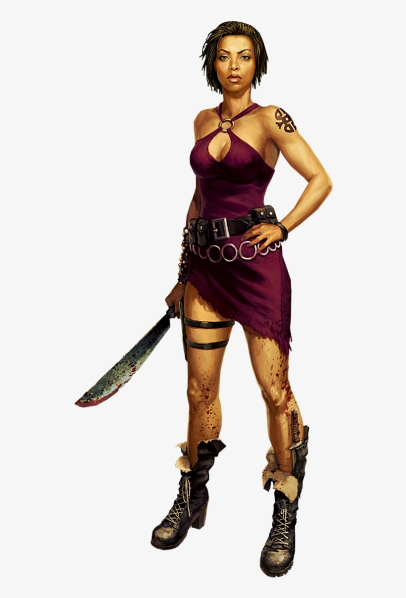 Dead Island-purna Zombis, Vampiros, Poses Femeninas, - Dead Island Characters Purna, transparent png download
