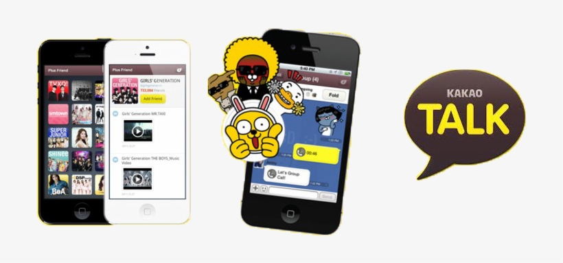 Yuna In An Ad For Kakaotalk With South Korean Band, - Kakaotalk, transparent png download