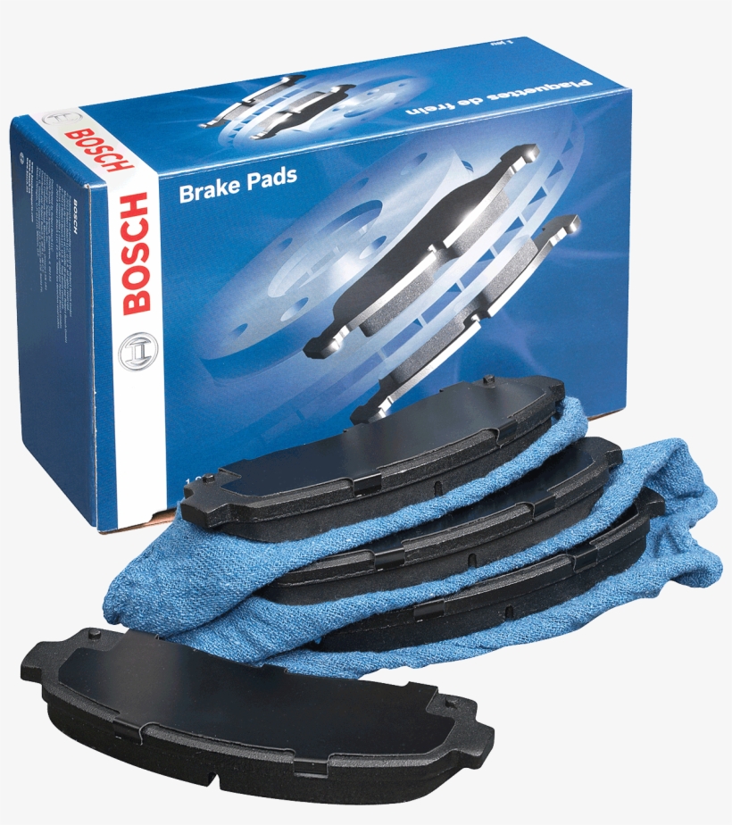 Blue Disc Brake Pads - Bosch Brake Pads, transparent png download