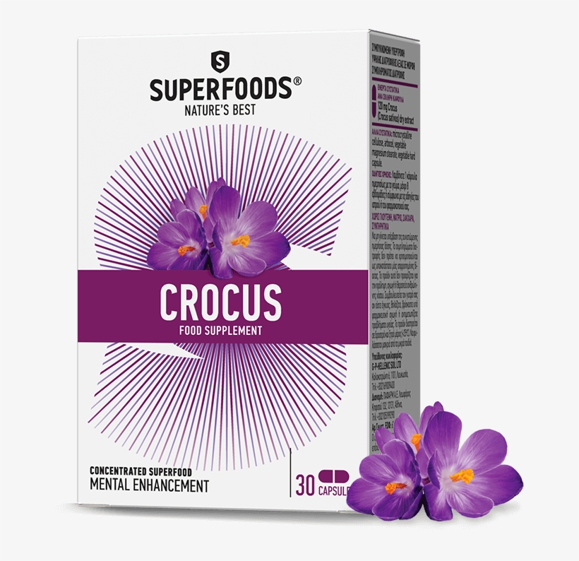 The Beneficial Qualities Of Crocus - Superfoods Sea Buckthorn Seed Oil Capsules, transparent png download