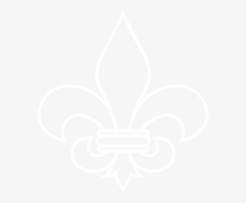 White Fleur De Lis Clip Art At Clker - Alpha Phi Omega Logos, transparent png download