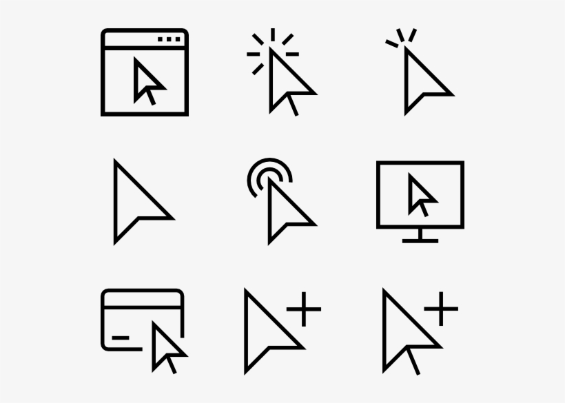 Selection & Cursors - Icon, transparent png download