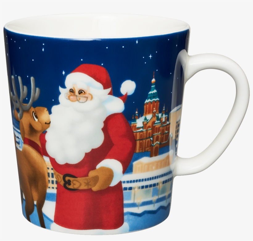 Arabia Santa Claus Mug 0.3 L Helsinki, transparent png download
