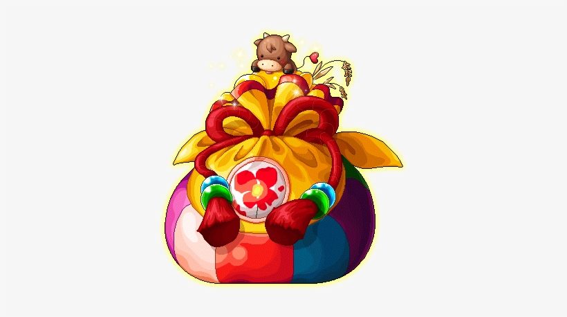 New Year's Party Pouch - Maplestory, transparent png download