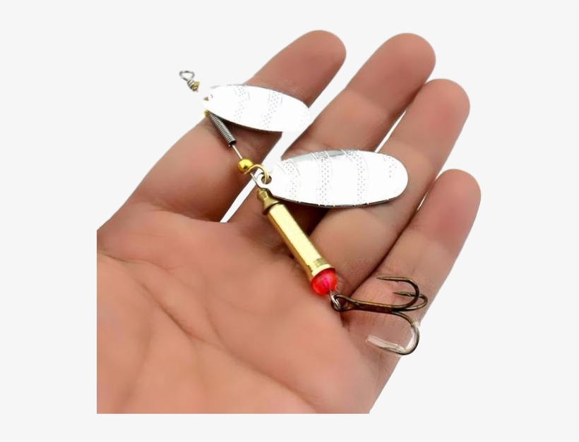 Fishing Lure Silver Spoon Fishing Lures 5 Piece Collection - Fishing Lure, transparent png download
