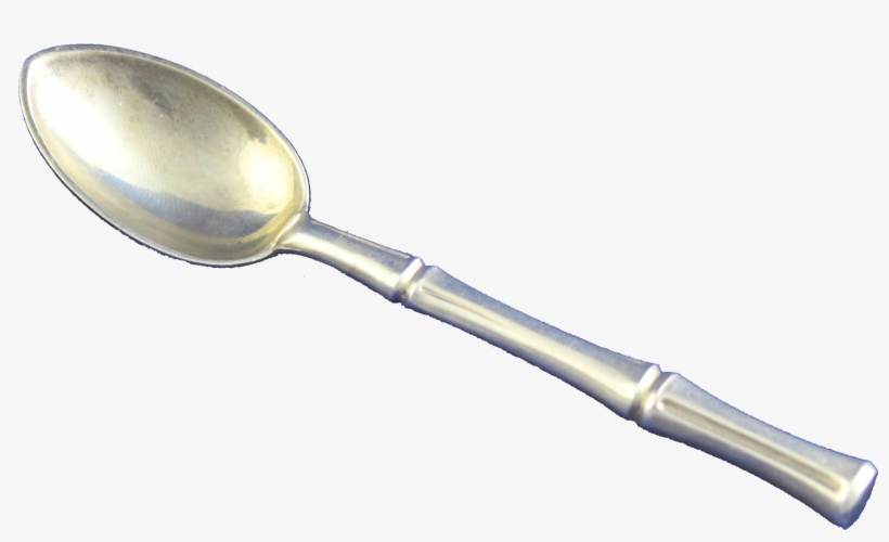 Bamboo Sterling Silver Demitasse Spoon - Spoon, transparent png download