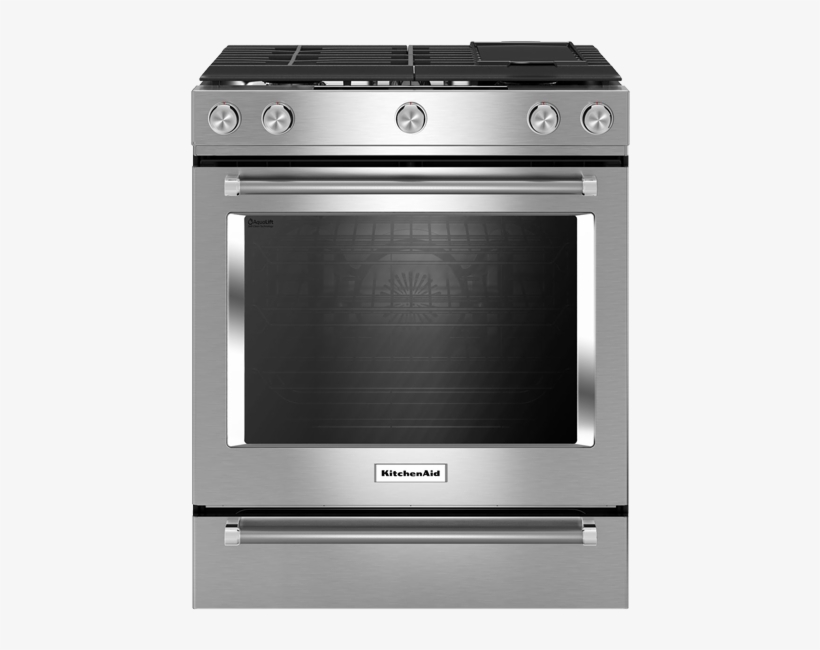 Image For Kitchenaid Freestanding Gas Range - Kitchenaid Gas Convection Range Ksgb900ess, transparent png download