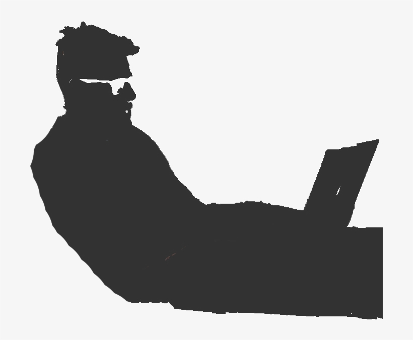 Chris On Seat Sihouttee Favicon - Chris The Freelancer Logo, transparent png download