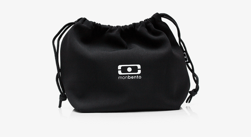 Mb Pochette Black / White - Monbento Lunch Bag For Bento, Black, transparent png download