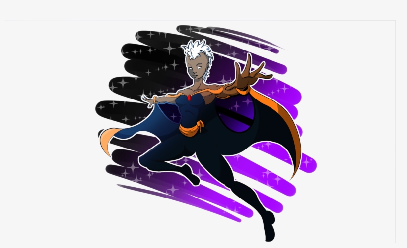 Storm From X-men - Cartoon, transparent png download