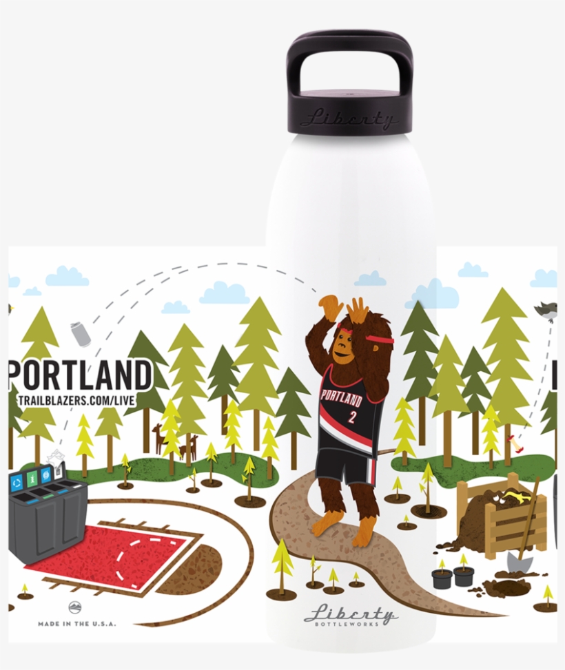 Portlandtrailblazers2 Small2 - Portable Network Graphics, transparent png download