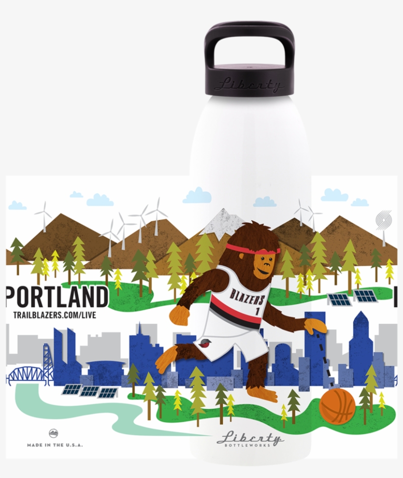 Portlandtrailblazers1 Small2 - Portable Network Graphics, transparent png download