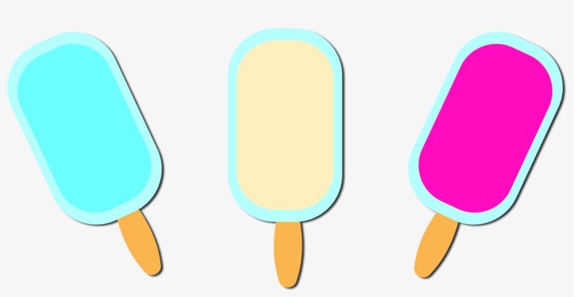 This Free Icons Png Design Of Three Ice Cream Bars, transparent png download