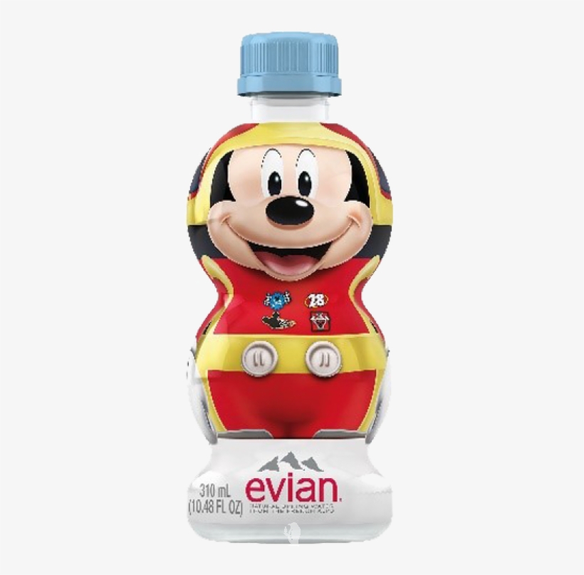 Evian 310ml Spiderman Pet Bottle Water - Evian Water Brand, transparent png download