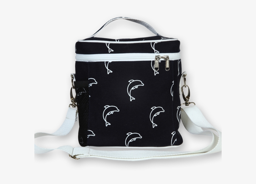 Ecoright Canvas Lunch Bag, Dolphins - Canvas, transparent png download