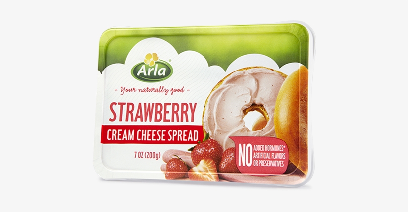 Strawberry Cream Cheese - Cream Cheese Herbs And Spices, transparent png download