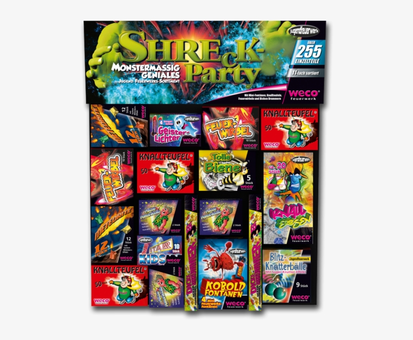 Shreck Party - Feuerwerk Weco, transparent png download