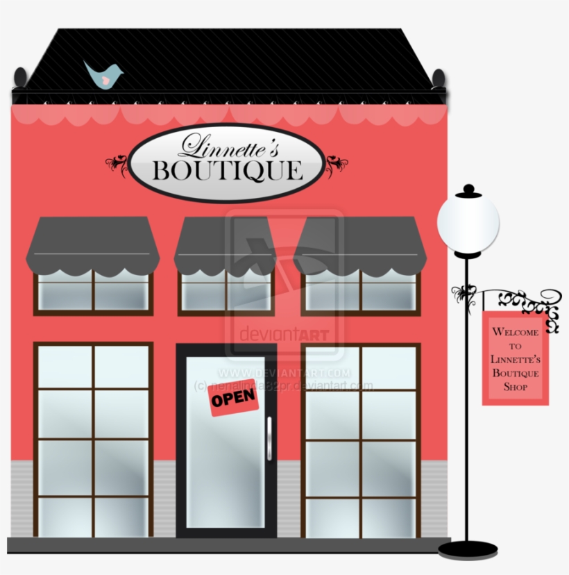 Shop Clipart Pizza - Boutique Shop Clipart, transparent png download