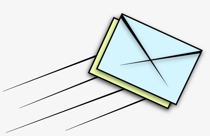 Big Image Png - Flying Mail Clipart, transparent png download