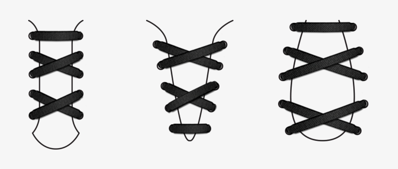 Configuring Elastic No Tie Shoelaces - Shoe Laces Transparent, transparent png download