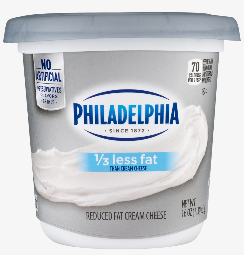 Philadelphia Chive Onion Cream Cheese Spread 7 5 Oz - Philadelphia Cream Cheese 16 Oz, transparent png download