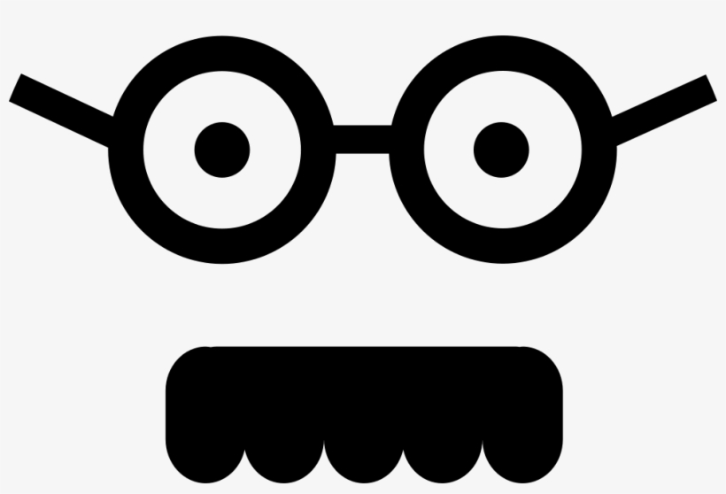 Male Square Face With Glasses And Mustache Comments - Decoração Ursos Em Eva, transparent png download
