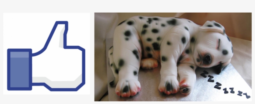 Like Dalmation - Realistic Dog Cake, transparent png download