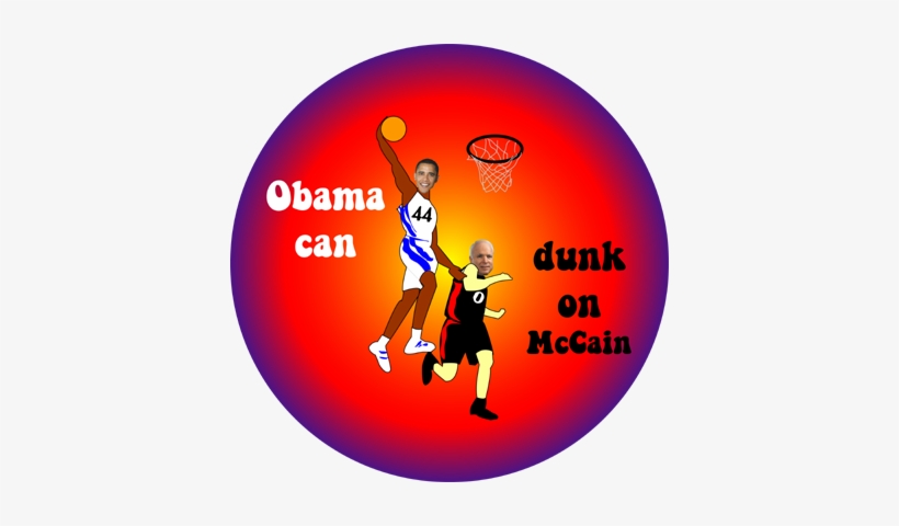 Random Thoughts From A Random Guy - Obama Dunking On Mccain, transparent png download