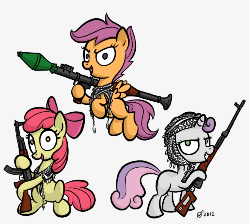 , Cutie Mark Crusader Jihadists Yay ) - My Little Pony Jihad, transparent png download