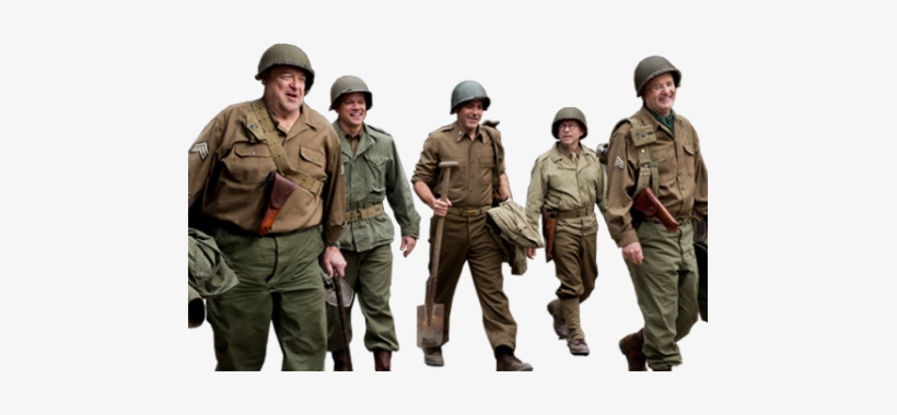 “monuments Men” Review - Soldier, transparent png download